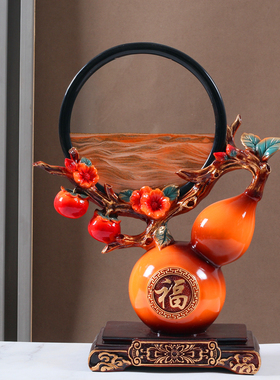 树脂新中式葫芦流沙画