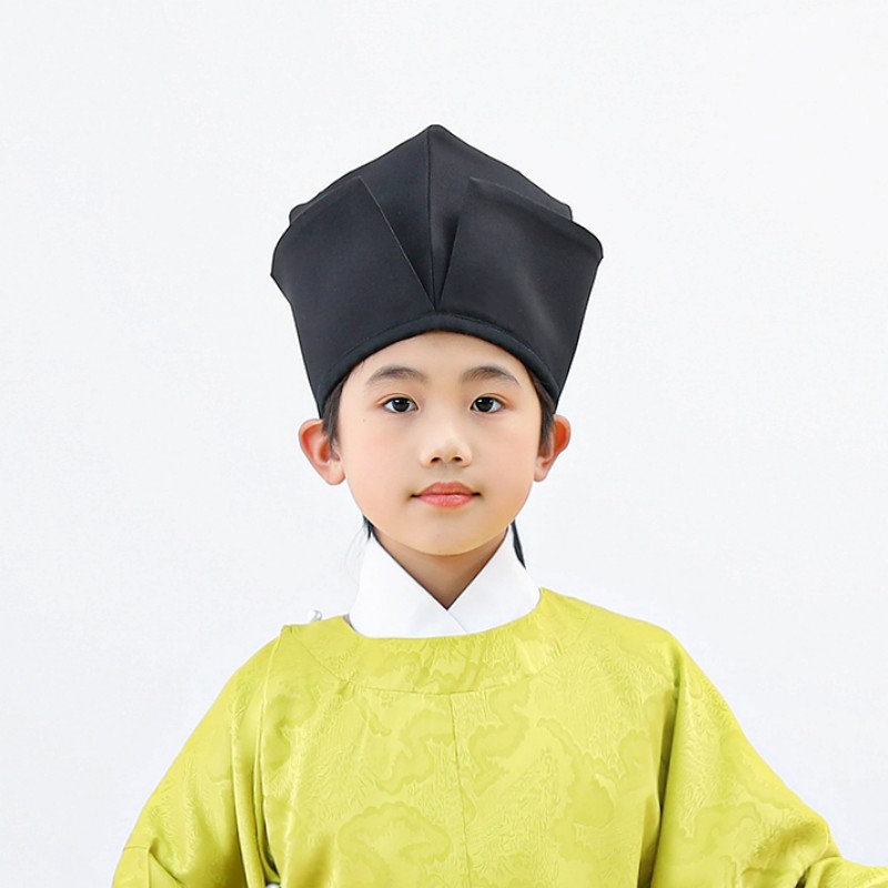 汉服帽子东坡帽东坡巾唐宋明制春秋书生秀才四方平顶帽男居士儒巾