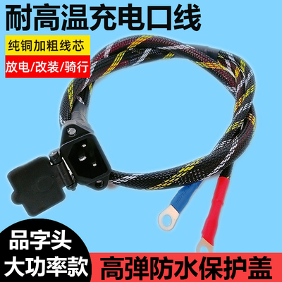 大功率品字电动车三轮车电源线