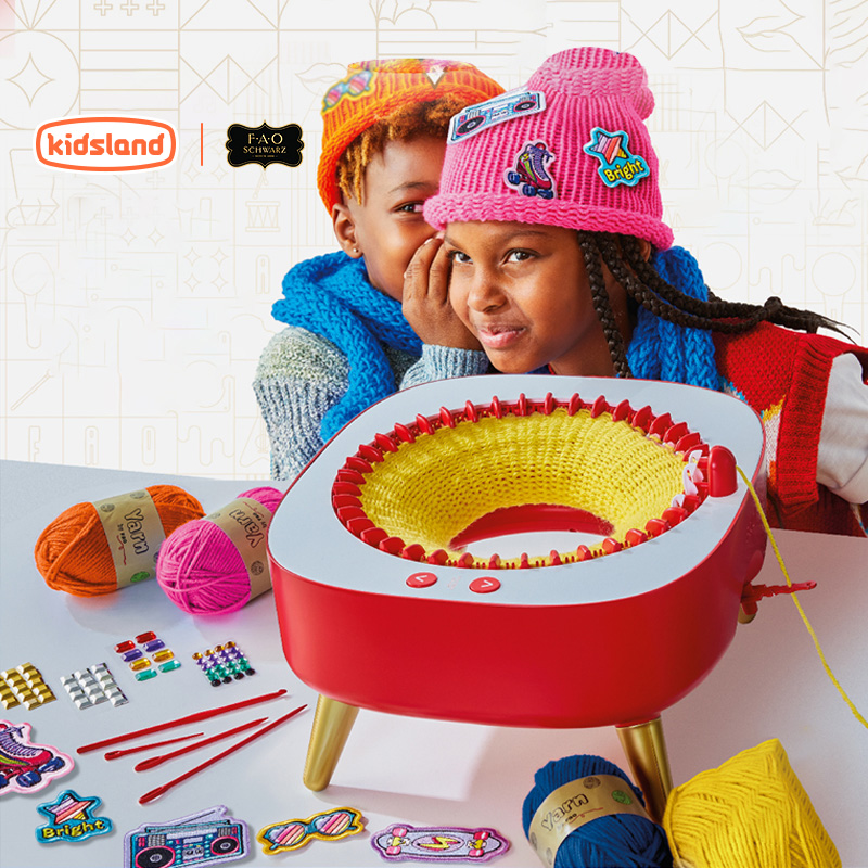 FAODIY手摇小型编织机儿童玩具