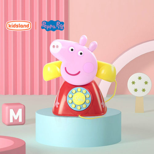 小猪佩奇仿真造型电话机益智玩具