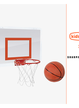 SHARPER IMAGE篮球框儿童室内投篮玩具男孩运动类家用玩具配篮球