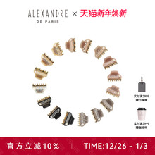 ALEXANDRE DE PARIS巴黎亚历山大1.8cm加小号迷你旺多姆抓夹发饰