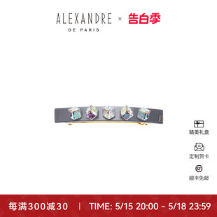 2024新品 PARIS巴黎亚历山大像素8cm发夹 ALEXANDRE