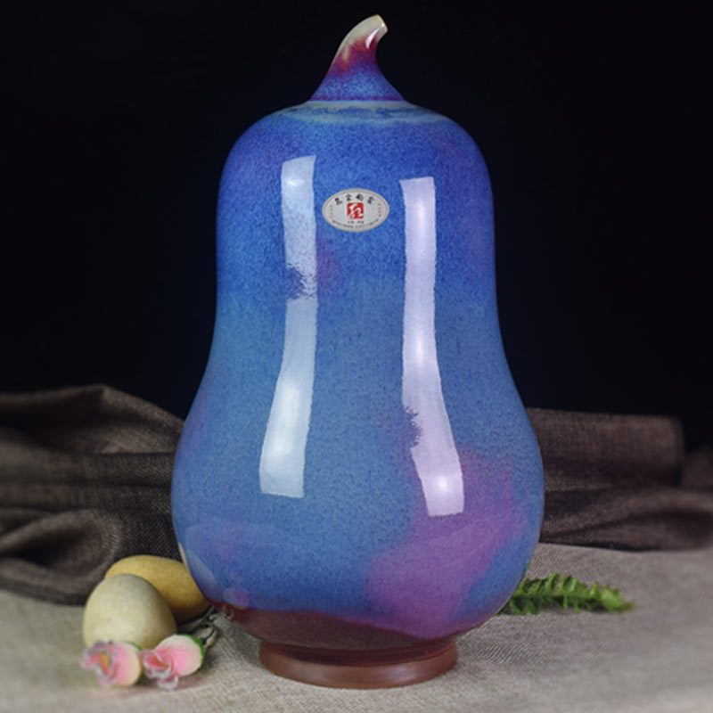 河南禹州孔相卿瓷器金瓜家居摆件