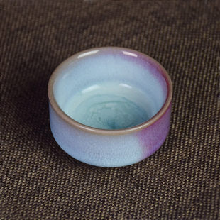 功夫茶具品茗杯 御景钧瓷茶杯子 禹州神垕纯手工加厚开片贵妃醉杯