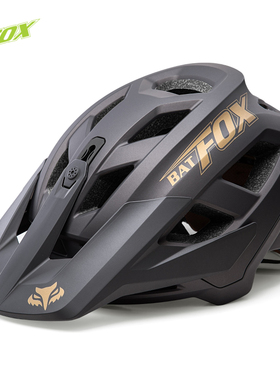 BATFOX山地自行车头盔青少年男女公路速降林道单车成人盔骑行头盔