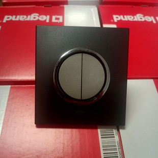 TCL罗格朗开关插座奥特镁色二开单控双开单控两联开关墙壁暗装86