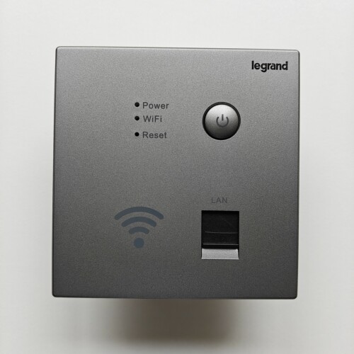 罗格朗K8逸景深砂银150M 86 WIFI 无线路由/AP面板K8/WIFIV2-C3