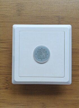 ABB开关插座德逸系列三线制声光控延时开关AE467暗装300W