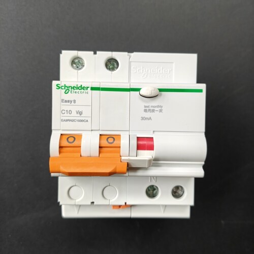 施耐德E9系列漏电保护器2P 10A漏电断路器空气开关EA9RN2C1030CA