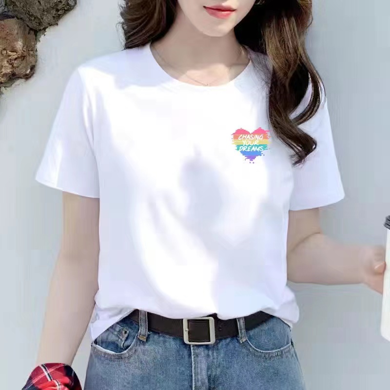 短袖韩版常规时尚潮流纯棉女款