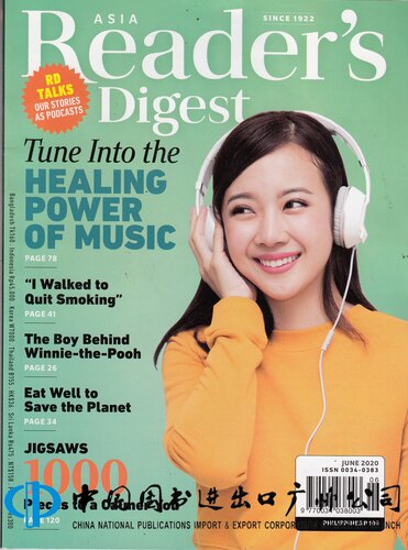 区域包邮 READER'S DIGEST ASIA 读者文摘 亚洲版 2020年6月 杂志英文原版