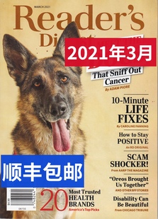 区域包邮 Reader's Digest 读者文摘美国版 2021年3月 英文英语期刊