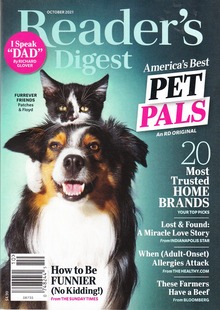 区域包邮 Reader's Digest 读者文摘美国版2021年10月 英文英语期刊