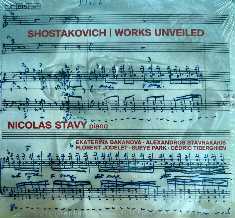 包邮 肖斯塔科维奇Works Unveiled Nicolas Stavy钢琴SACDBIS2550