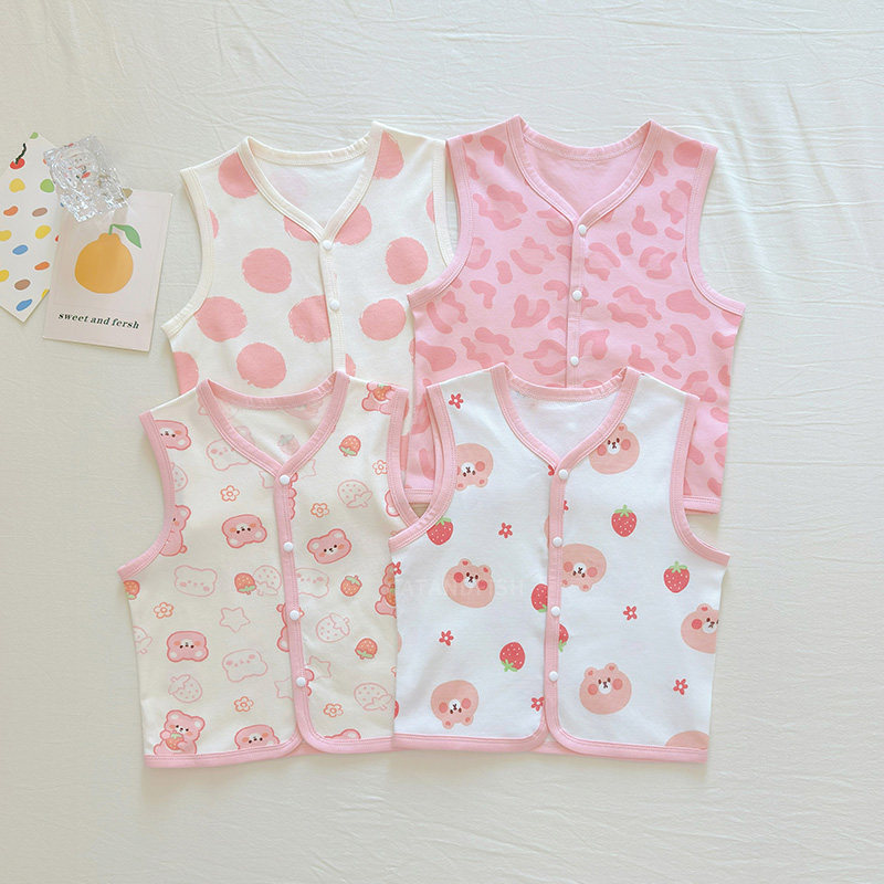 女童薄款马甲夏装婴儿男童纯棉坎肩背心儿童宝宝春秋无骨无袖外穿,童装/婴儿装/亲子装,马甲,淘宝优惠券,粉丝福利购,淘宝优惠卷
