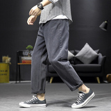2023春季阔腿老爹牛仔裤货号K379P45，男装牛仔裤，电商A063