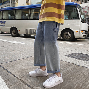 2023春夏渐变工装牛仔裤货号K384P55图片