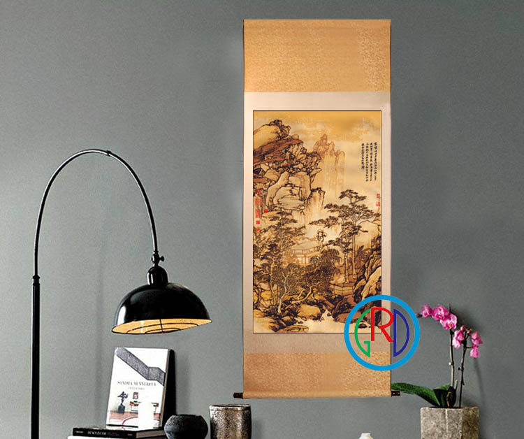 多层套色剪纸 蔚县剪纸窗花 山水风景画 特色礼品 家居装饰挂画