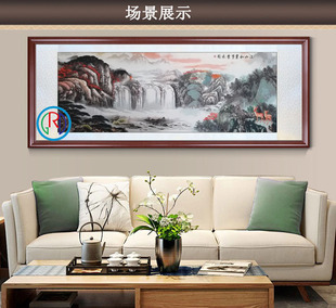 蔚县剪纸   彩色多层套色剪纸   装饰山水画  商务馈赠  礼品