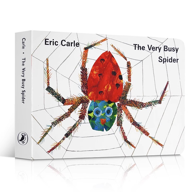 TN Eric Carle's Animal Collection -The Very Busy Spid 很忙很忙的小蜘蛛 儿童英文原版绘本游戏书益智绘本幼儿英语启蒙图画书