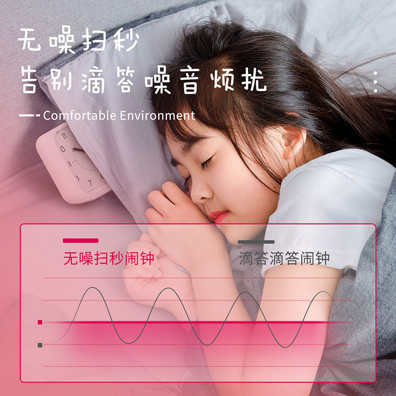 DELI 2023 새로운 데스크톱 알람 시계 소년과 소녀를 위한 학생별 모닝콜 유물 시간 관리 강력한 모닝콜