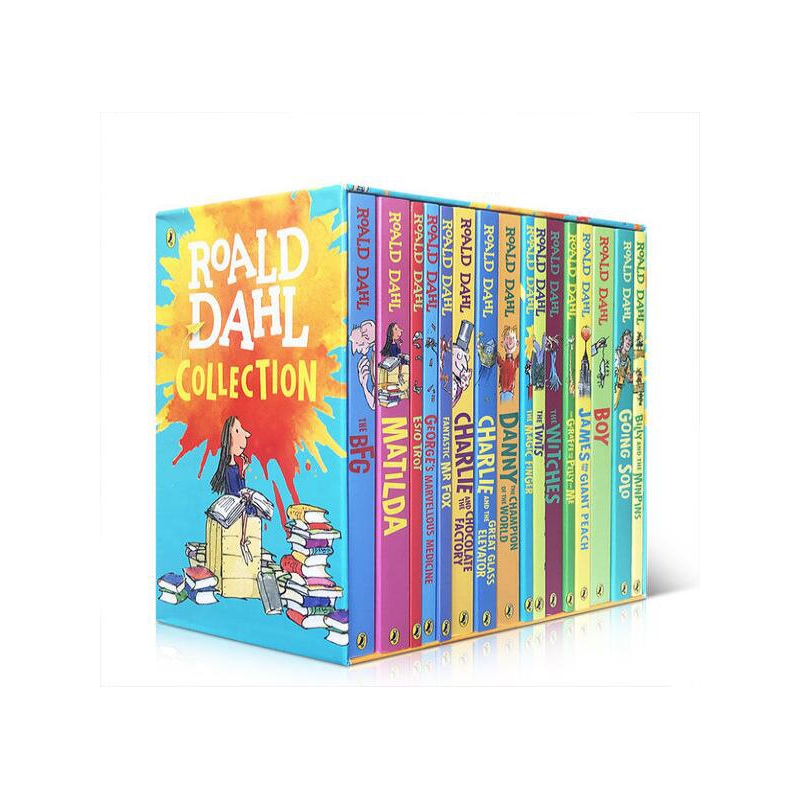 Roald Dahl 16 Copy Complete Collection罗尔德·达尔完全版经典作品全收录套装大合集