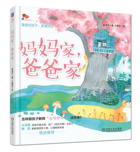 帮助家长给孩子解释父母离婚这件事二婚 心理问题沟通交流教育方法 性格培养图画书 亲子情商启蒙 妈妈家爸爸家 儿童健康教育绘本