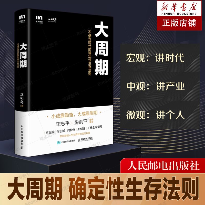 【2023年新书】大周期不确定时代的确定性生存法则 正和岛 宋志平彭凯平推荐 宫玉振向松祚巴曙松等著 跨越周期 打胜仗 人民邮电怎么样,好用不?