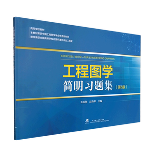 工程图学简明习题集 第六6版 王成刚 高等学校工程图学工程制图课教材教辅习题集武汉理工大学出版社 新华书店正版博库旗舰店