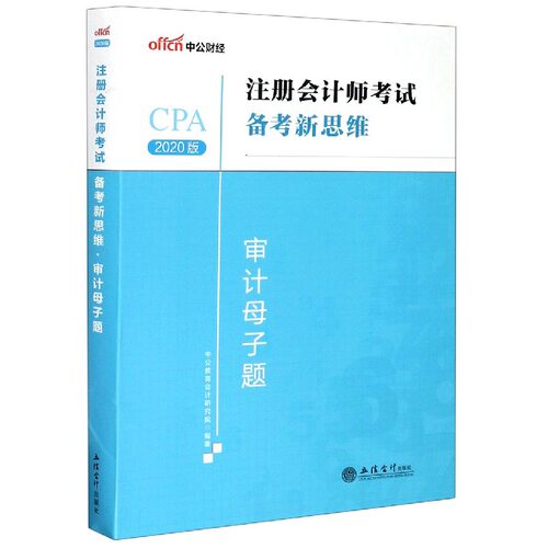 审计母子题 2020版 正版书籍   博库网