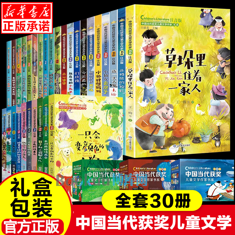 中国当代获奖儿童文学作家作品全套10册注音版小学生课外阅读书籍一二三年级