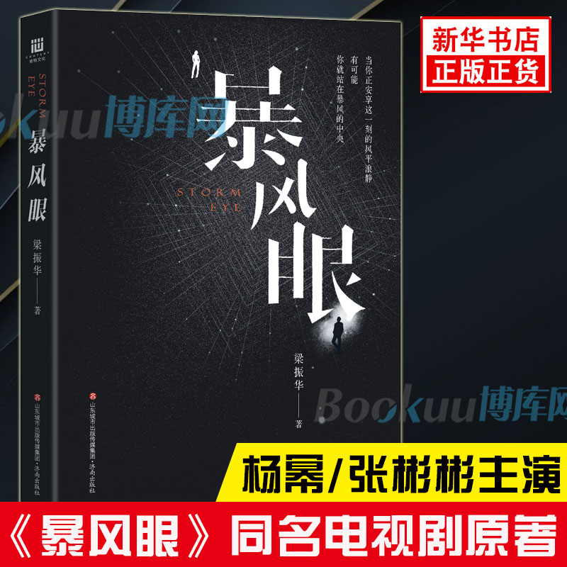 暴风眼 梁振华著 杨幂 张彬彬主演同名电视剧原著小说 都市反谍战侦探悬疑小说书籍 新华正版