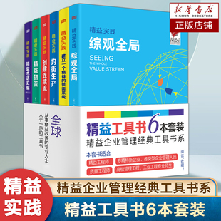 精益工具书6本套装 质量工程师专精特新企业管理人员 高校管理工程 均衡生产 综观全局 精益物流 供需系统 企业管理书籍