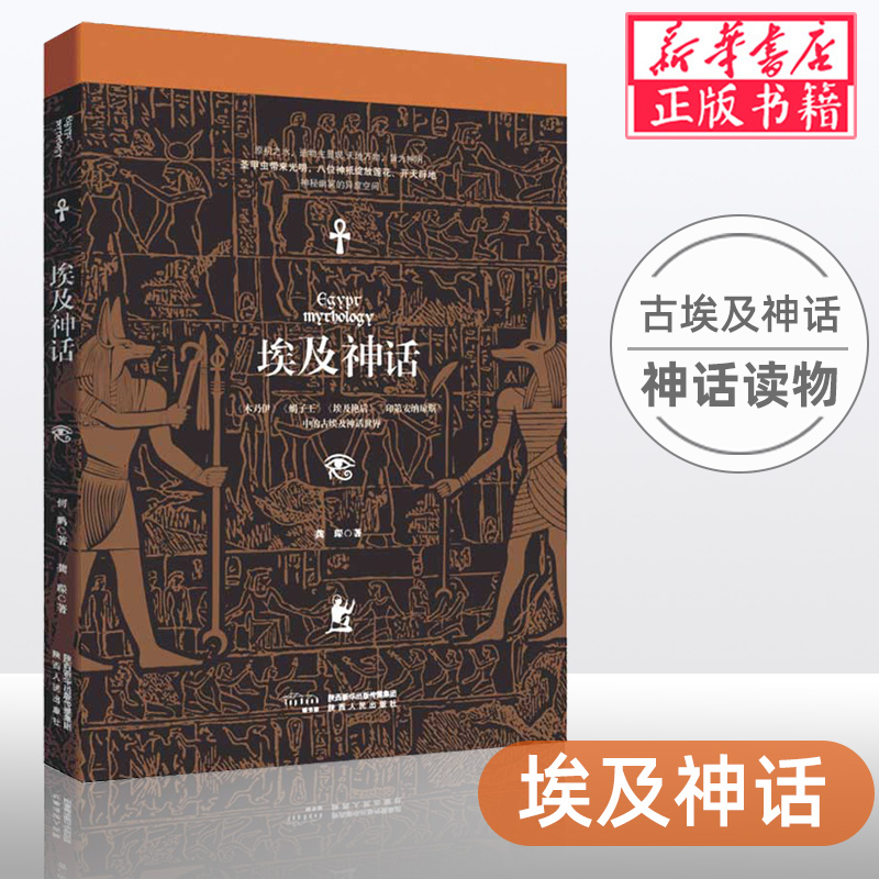 埃及神话 龚琛 正版书籍小说畅销书一览古埃及神话系统众神和传说专业学者写就的神话入门读物 新华书店科幻小说文学 陕西人民出版