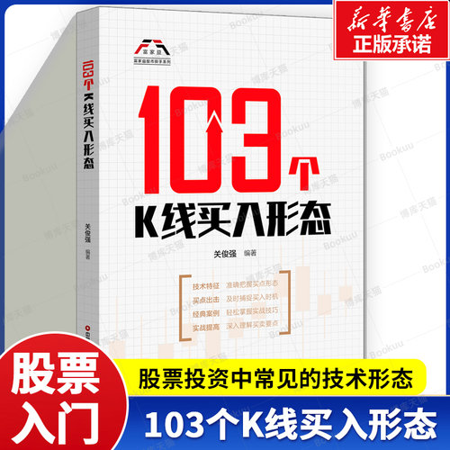 103个K线买入形态 股票投资中常见的技术形态的细节、走势特征 快速掌握形态的技术要点 经典案例分析 股票投资书籍