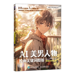 AI美男人物绘画关键词图鉴 Midjourney版 ai绘图二次元漫画人物AI绘画教程mj关键词图鉴AIGC图片创 博库网