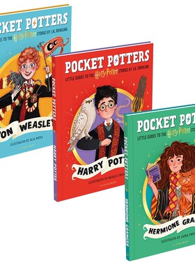 哈利波特口袋书人物故事小指南英文原版绘本罗恩 赫敏 J.K.罗琳Harry Potter配套书Pocket Potters Little Guides to Harry Potter