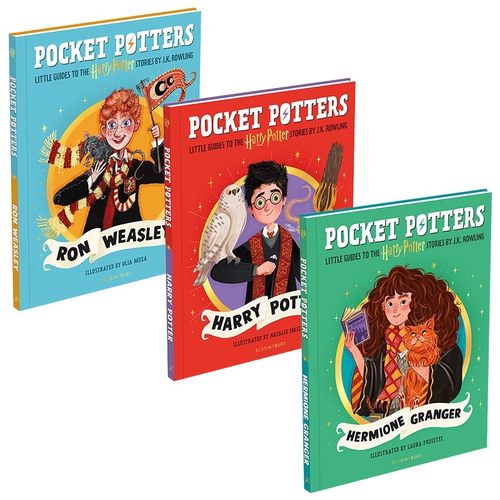 哈利波特口袋书人物故事小指南英文原版绘本罗恩 赫敏 J.K.罗琳Harry Potter配套书Pocket Potters Little Guides to Harry Potter