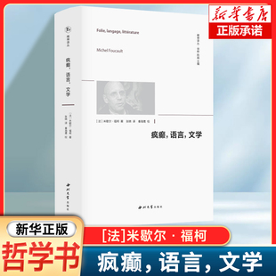 疯癫，语言，文学 [法]米歇尔·福柯 著 福柯20世纪60年代中期至70年代初的讲稿和文稿 外国哲学读物书籍