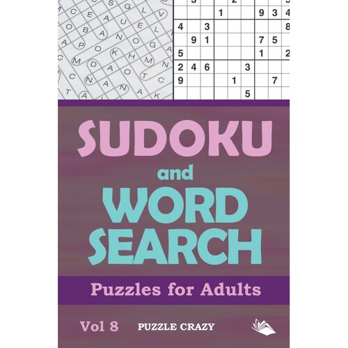 Sudoku and Word Search Puzzles for Adults Vol 8 博库网