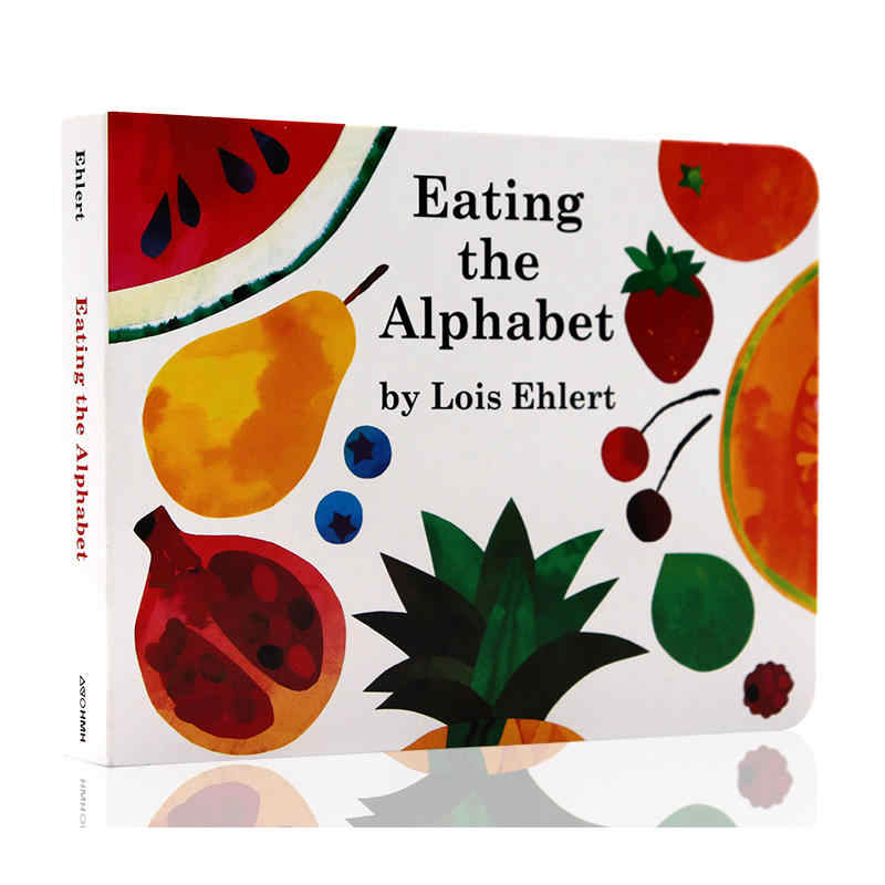 Eating the Alphabet: Fruits  Vegetables from A to Z  吃掉字母 儿童蔬菜字母英文原版绘本 廖彩杏书单 纸板书幼儿英语认知启蒙