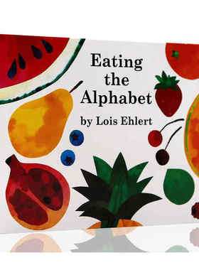 Eating the Alphabet: Fruits  Vegetables from A to Z  吃掉字母 儿童蔬菜字母英文原版绘本 廖彩杏书单 纸板书幼儿英语认知启蒙