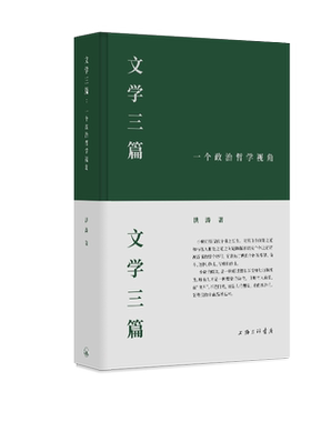 文学三篇:一个政治哲学视角 洪涛 上海三联书店 寻找现代性的出口 三部世界文学名著 三篇哲学式解读 现当代文学散文随笔畅销书籍
