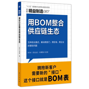 精益制造087:用BOM整合供应链生态  五种BOM表优化模式，解决跨部门、跨区域、跨企业的管控问题 BOM重建工具书