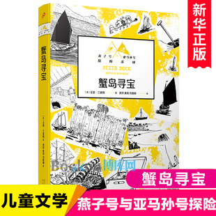 际大奖作者作品 外国儿童文学青少年冒险历险记小学生课外阅读书籍三四五六年级读物国 蟹岛寻宝 燕子号与亚马孙号探险系列