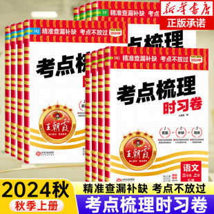 王朝霞考点梳理时习卷2024新上册下册王朝霞试卷小学三四五六年级一二人教版 检测卷查漏补缺考点不放过 语文数学英语单元