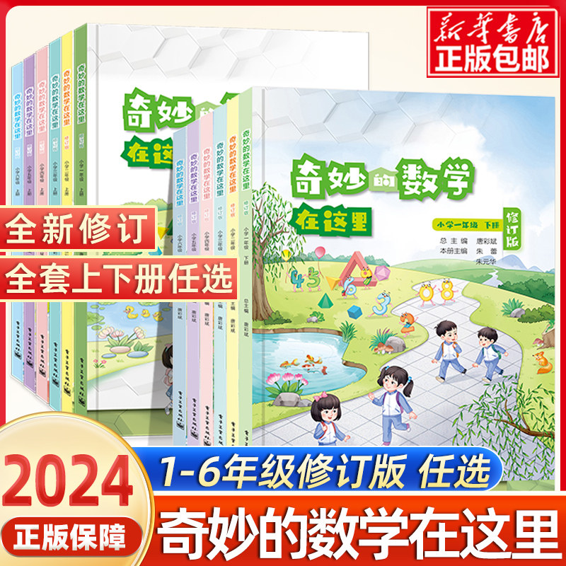 2024奇妙的数学在这里修订版一二三四五六年级上册下册小学阅读思维训练趣味数学故事儿童益智力开发课外阅读训练辅导书数学在哪里