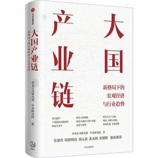 大国产业链 新格局下的宏经济观与行业趋势 中金公司研究部 等著 吴基传 欧阳明高 刘元春 龙永图 黄朝晖联袂推荐